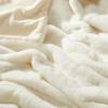 imagemDesign Big Soft Plush Faux Fur Blanket  Super Warm Fuzzy Luxury Polyester Throw Blankets for House  Bedroom Living Room Couch Office Ottoman or Dorm Room  White