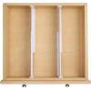 imagemDesign Expandable Dresser Drawer Divider with Foam Ends Drawer Divider Locks in Place Separators for Clothing and Accessories in Closet or Dresser Drawer Ligne Collection 4 Pack WhiteWhite