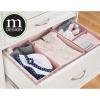 imagemDesign Fabric Drawer Organizer Bins KidsBaby Nursery Dresser Closet Shelf Playroom Organization Hold Clothes Toys Diapers Bibs Blankets Set of 2 4 Pack PinkWhite Polka Dot