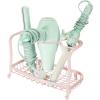 imagemDesign Metal Hair Care ampamp Styling Tool Organizer Holder  3 Sections  Bathroom Vanity Countertop Storage for Hair Dryer Flat Irons Curling Wands Hair Straighteners  Light PinkBlush