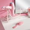 imagemDesign Metal Hair Care ampamp Styling Tool Organizer Holder  3 Sections  Bathroom Vanity Countertop Storage for Hair Dryer Flat Irons Curling Wands Hair Straighteners  Light PinkBlush