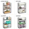 imagemDesign Metal Wire 3Tier Hanging Shelf for Bathroom Storage  Wall Mounted Decorative Shelves  Floating Metal Bathroom Shelf Basket  Bathroom Wall Shelving  Concerto Collection  Black