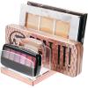 imagemDesign Plastic Makeup Organizer for Bathroom Countertops Vanities Cabinets Cosmetics Storage Solution for  Eyeshadow Palettes Contour Kits  5 Sections  Lumiere Collection  ClearRose Gold