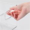 imagemDesign Plastic Storage Organizer Wide Container Bin with Handles for Bathroom Home Organization  Holds Vitamins Supplements Makeup Styling Tools  Ligne Collection  Clear