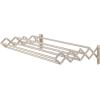 imagemDesign Steel Wall Mount Accordion Expandable Retractable Clothes Air Drying Rack  8 Bars for Hanging Garments  Mounted Organizer for LaundryUtility Room Bathroom Garage Bardo Collection BlackSatin