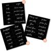 imagemDesign Kitchen Storage Labels Preprinted Sticker Decals  Organize Containers Jars Bins or Canisters Inside Cabinet Pantry Fridge or on Counter  Home Sort Collection 120 Labels BlackWhite