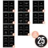 imagemDesign Kitchen Storage Preprinted Cursive Adhesive Labels for Jars Canisters Organize Containers Bins for Inside Cabinet Pantry Fridge or Counter  Home Sort Collection 100 Ct BlackWhite