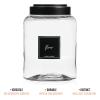 imagemDesign Kitchen Storage Preprinted Cursive Adhesive Labels for Jars Canisters Organize Containers Bins for Inside Cabinet Pantry Fridge or Counter  Home Sort Collection 100 Ct BlackWhite