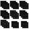 imagemDesign Kitchen Storage Preprinted Cursive Adhesive Labels for Jars Canisters Organize Containers Bins for Inside Cabinet Pantry Fridge or Counter  Home Sort Collection 100 Ct BlackWhite