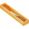 imagemDesign Bamboo Wood Stackable Kitchen Drawer Organizer Box Storage Tray for Kitchen Pantry Office Drawers Holds Silverware Cutlery Utensils  Home Sort Collection  2 Pack  Natural