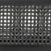 imagemDesign Small Decorative Wooden Crate Storage Box Rustic Pine Wood Organizer Bin Basket w BuiltIn Handles for Kitchen Pantry Cupboard Cabinet  Home Sort Collection  3 Pack  Black Pine