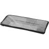 imagemDesign Soft Fabric Closet Storage Organizer Zipper Bag with EasyView Front and Side Windows and Pull Handle for Bedroom Hallway Entryway Nursery Closets 4 Pack  Charcoal GrayBlack