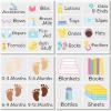 imagemDesign Home Organization Labels Preprinted Label Stickers for NurseryPlayroom Storage and Cleaning Household Organizing for Jars Canisters Containers Bins or Boxes 24 Count ClearBlackImage