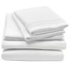 imagemDesign Full Size Superfine Brushed Microfiber Sheet Set  4 Pieces  Extra Soft Bed Sheets and Pillowcases  Easy Fit Deep Pockets  Wrinkle Resistant Comfortable ampamp Breathable  Optic White