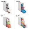 imagemDesign Glasses Storage Box  Practical 3 Compartment Glasses Holder  Storage Accessories for Glasses Sunglasses and Reading Glasses