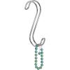 imagemDesign Metal Wire Over The Rod Hanging Closet Accessory S Hook for Handbags Belts or Jackets  Snag Free  3 Pack  Chrome