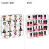 imagemDesign Plastic Closet Accessory Drawer Organizer for Dresser Closet Bedroom Bathroom Entryway Office  Store Belts Ties Socks Watches  16 Sections 2 Pack  Clear