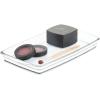 imagemDesign Plastic Storage Organizer Tray for Bathroom Vanity Countertops Closets Dressers  Holder for Guest Hand Towels Watches Earrings Makeup Brushes Reading Glasses Perfume  3 Pack  Clear