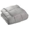 imagemDesign Twin AllSeason Down Alternative Comforter  Quilted Duvet Insert or StandAlone Comforter  Plush Microfiber Fill Box Stitched  Machine Washable  Gray
