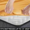 imagemDesign Twin Size Superfine Brushed Microfiber Sheet Set  3 Pieces  Extra Soft Bed Sheets and Pillowcase  Easy Fit Deep Pockets  Wrinkle Resistant Comfortable ampamp Breathable  Mustard Yellow