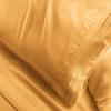 imagemDesign Twin Size Superfine Brushed Microfiber Sheet Set  3 Pieces  Extra Soft Bed Sheets and Pillowcase  Easy Fit Deep Pockets  Wrinkle Resistant Comfortable ampamp Breathable  Mustard Yellow