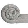 imagemDesign Twin AllSeason Down Alternative Comforter  Quilted Duvet Insert or StandAlone Comforter  Plush Microfiber Fill Box Stitched  Machine Washable  Gray