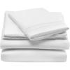 imagemDesign Twin Size Superfine Brushed Microfiber Sheet Set  3 Pieces  Extra Soft Bed Sheets and Pillowcase  Easy Fit Deep Pockets  Wrinkle Resistant Comfortable ampamp Breathable  White