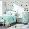 imagemDesign Twin Size Superfine Brushed Microfiber Sheet Set  3 Pieces  Extra Soft Bed Sheets and Pillowcase  Easy Fit Deep Pockets  Wrinkle Resistant Comfortable ampamp Breathable  Mint Green