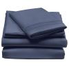 imagemDesign Twin Size Superfine Brushed Microfiber Sheet Set  3 Pieces  Extra Soft Bed Sheets and Pillowcase  Easy Fit Deep Pockets  Wrinkle Resistant Comfortable ampamp Breathable  Navy
