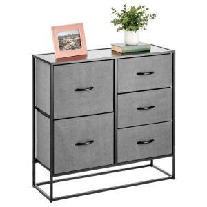 imagemDesign 14297MDCO Drawer 5 Drawers32 high Charcoal