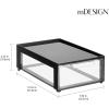 imagemDesign Plastic Desk Organizer and Storage Bin wPull Out Drawer  Shallow Stackable Office Storage Container for Office Supplies  Desktop Drawer Organizer  Lumiere Collection  8 Pack BlackClear