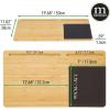 imagemDesign Portable Bamboo Wood Lapdesk Table Tray for Laptop with Slots for Phone and Tablet  Left and RightHanded Design for Work Writing Artists Dorm Homework and Crafting  NaturalTan