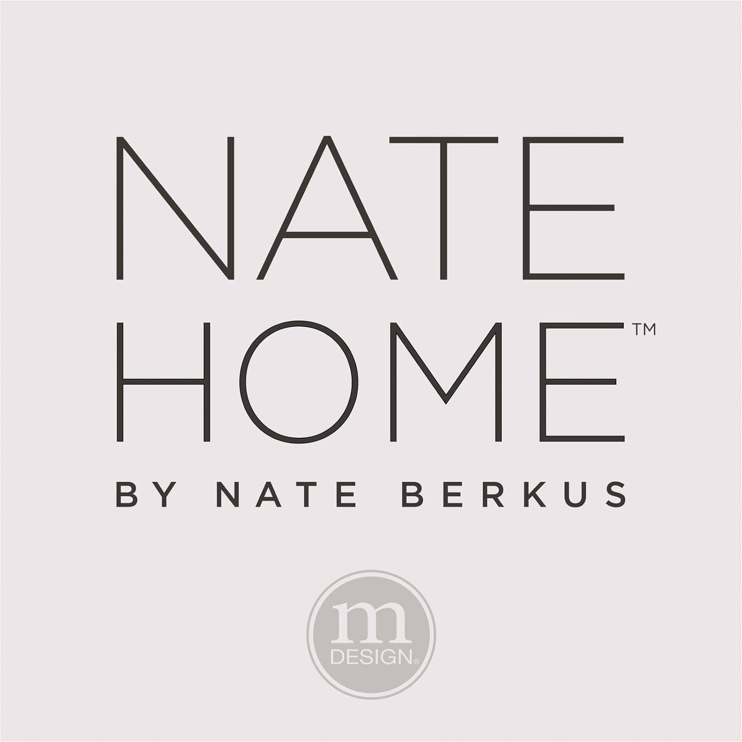 imageNate Home by Nate Berkus 100 Cotton Textured Rice Weave 6Piece Towel Set  2 Bath Towels Hand Towels and Washcloths Soft and Absorbent for Bathroom from mDesign  Set of 6 Fossil Beige