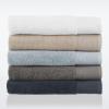 imageNate Home by Nate Berkus 100 Cotton Terry 4Piece Bath Towel Set  608 GSM Ultra Soft Thick and Absorbent Towels for Bathroom from mDesign  Set of 4 Snow White