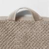 imageNate Home by Nate Berkus 100 Cotton Textured Rice Weave 6Piece Towel Set  2 Bath Towels Hand Towels and Washcloths Soft and Absorbent for Bathroom from mDesign  Set of 6 Fossil Beige