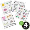 imagemDesign Home Organization Labels  Preprinted Label Stickers for Craft Room Storage and Cleaning  Household Organizing for Jars Canisters Containers Bins and Boxes  24 Count  ClearBlackImage