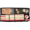 imagemDesign Long GiftWrapping Paper Storage Bag with Handles Holder for Christmas and Holiday Organizer Container Box  Zipper Lid for Rolls of Wrap Under Bed Storage Totes Buffalo Plaid BlackWhite