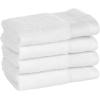 imageNate Home by Nate Berkus 100 Cotton Terry 4Piece Washcloth Set  608 GSM Ultra Soft Thick and Absorbent for Bathroom from mDesign  Set of 4 Snow White