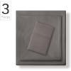 imageNate Home by Nate Berkus 200TC 100 Cotton Percale 3Piece Sheet Set  Crisp Cool Breathable Bedding from mDesign  Twin Size  1 Flat Sheet1 Fitted Sheet1 Pillowcase Charcoal Dark Gray