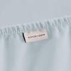 imageNate Home by Nate Berkus 200TC 100 Cotton Percale 4Piece Sheet Set  Crisp Cool Breathable Bedding from mDesign  Queen Size  1 Flat Sheet1 Fitted Sheet2 Pillowcases Heron Light Blue
