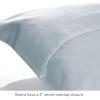 imageNate Home by Nate Berkus 200TC 2Piece Cotton Percale Duvet Cover  Crisp Cool Breathable Bedding Set from mDesign  Twin Size  1 Duvet Cover1 Pillow Sham Heron Light Blue