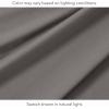 imageNate Home by Nate Berkus 200TC 2Piece Cotton Percale Duvet Cover  Crisp Cool Breathable Bedding Set from mDesign  Twin Size  1 Duvet Cover1 Pillow Sham Charcoal Dark Gray