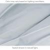 imageNate Home by Nate Berkus 200TC 2Piece Cotton Percale Duvet Cover  Crisp Cool Breathable Bedding Set from mDesign  Twin Size  1 Duvet Cover1 Pillow Sham Heron Light Blue