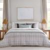 imageNate Home by Nate Berkus 250TC Glen Plaid Duvet Cover Set  AllSeason Cotton  Twin Size  from mDesign  2 Piece  Includes 1 Duvet Cover 1 Pillow Sham Pearl Multi CreamBeige