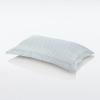 imageNate Home by Nate Berkus Block Print Decorative Pillow  Cotton Throw Pillow Modern Decor for Couch or Bedroom from mDesign  Oblong Size  14quot x24quot LimestoneParchment Light BlueCream