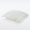 imageNate Home by Nate Berkus Cotton Printed Floral Trellis Throw Pillow  Decorative Cushion for Couch Chairs Bedroom from mDesign  Square Size 20quot x 20quot PearlLimestoneCharcoal Cream
