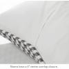 imageNate Home by Nate Berkus Drawn Squares Decorative Cotton Quilt Set  AllSeason Coverlet Bedspread Bedding from mDesign Twin Size 1 Quilt1 Pillow Sham CharcoalParchment Dark GrayWhite