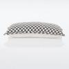 imageNate Home by Nate Berkus Drawn Squares Decorative Pillow  Modern Cotton Throw Pillow Modern Decor for Couch or Bedroom from mDesign  Oblong Size  14quot x24quot CharcoalParchment