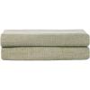 imageNate Home by Nate Berkus 100 Cotton Textured Rice Weave Bath Sheet Towel Set of 5  Soft and Absorbent Solid Bathroom Towels from mDesign  Set of 2 Lichen Sage Green