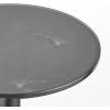 imagemDesign Glass Top SideEnd Drink Table  Small Modern Round Accent Metal Nightstand Furniture for Living Room Dorm Home Office and Bedroom  9quot Round  Black MarbleBlack Print 23780MDHS